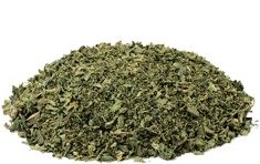 a pile of dried herbs