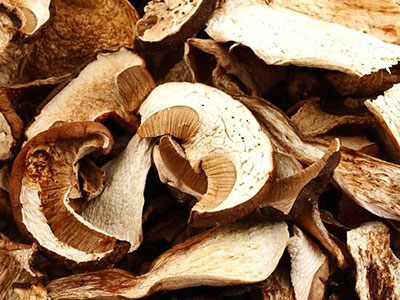 Dried mushrooms