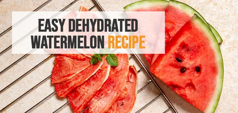 Easy Dehydrated Watermelon Recipe Anyone Can Make